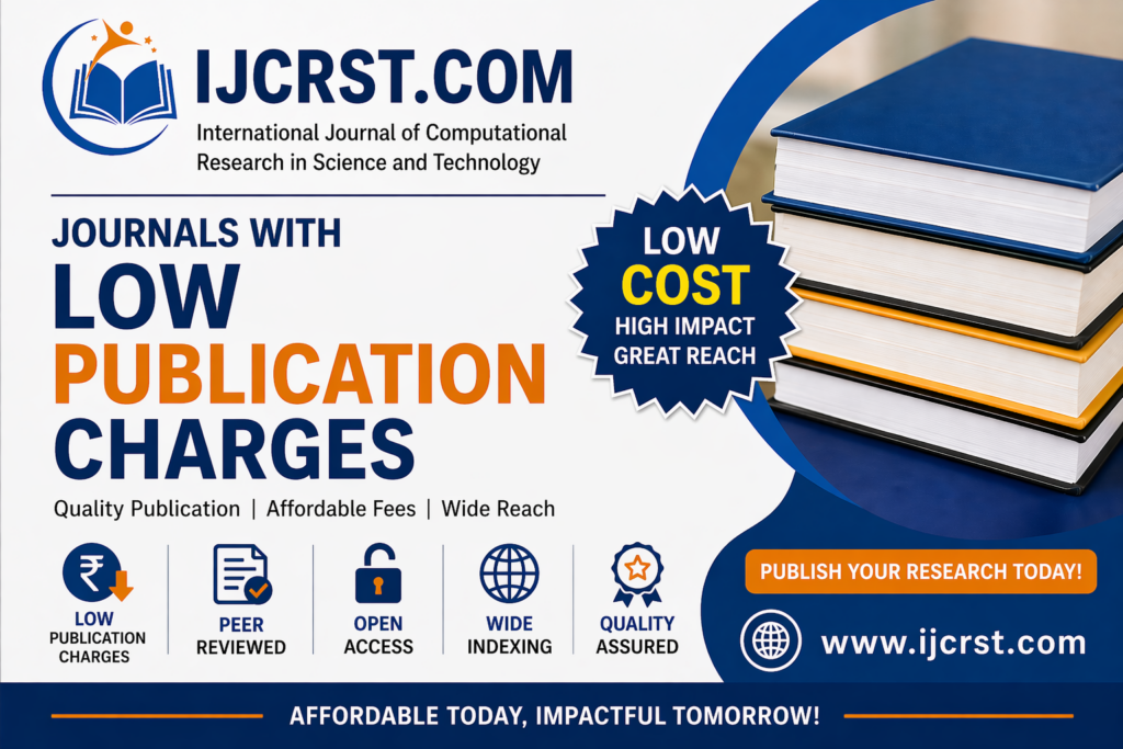 Journals With Low Publication Charges