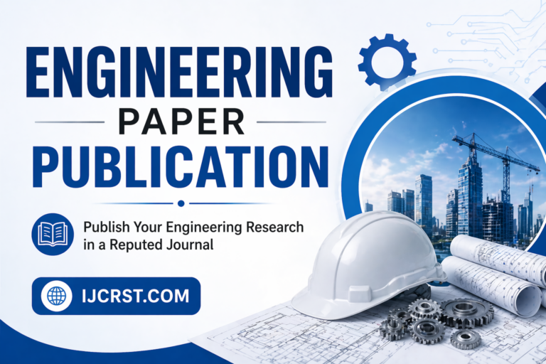 Engineering Papper Engineering Paper Publication - IJCRST